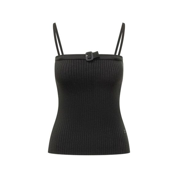Courrèges Women Ribbed Tank Top
